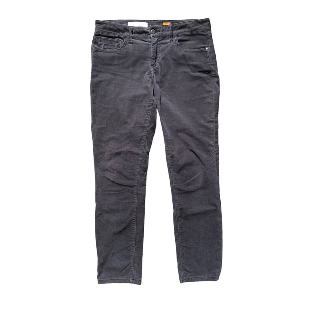 Pilcro and the Letterpress Gray Straight Leg Corduroy Pants 29